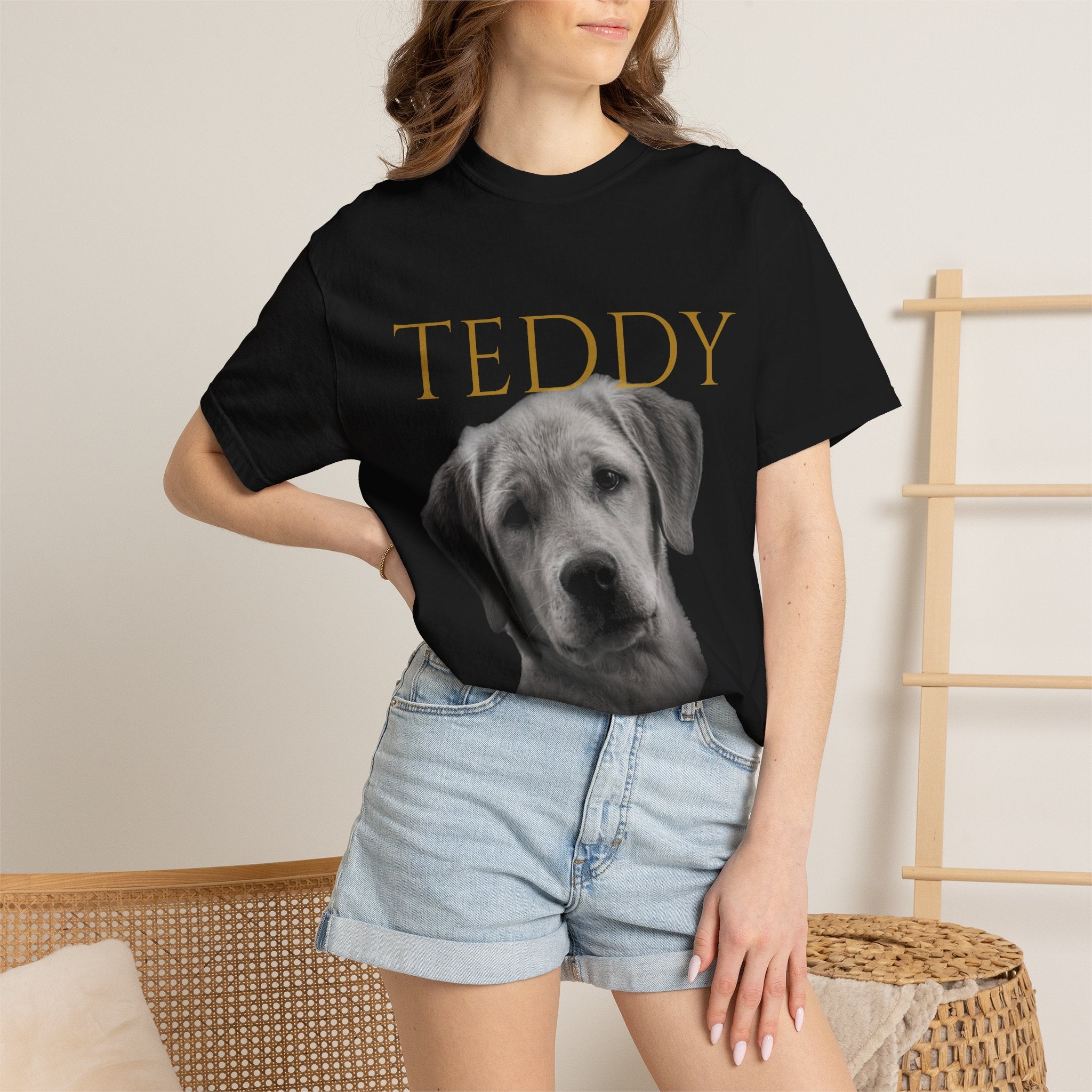 Pet Memorial T-Shirt — "Teddy: Forever My Best Friend"