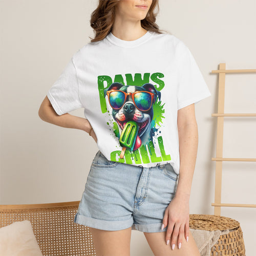 Paws Chill Summer T-Shirt – Comfort Colors 1717