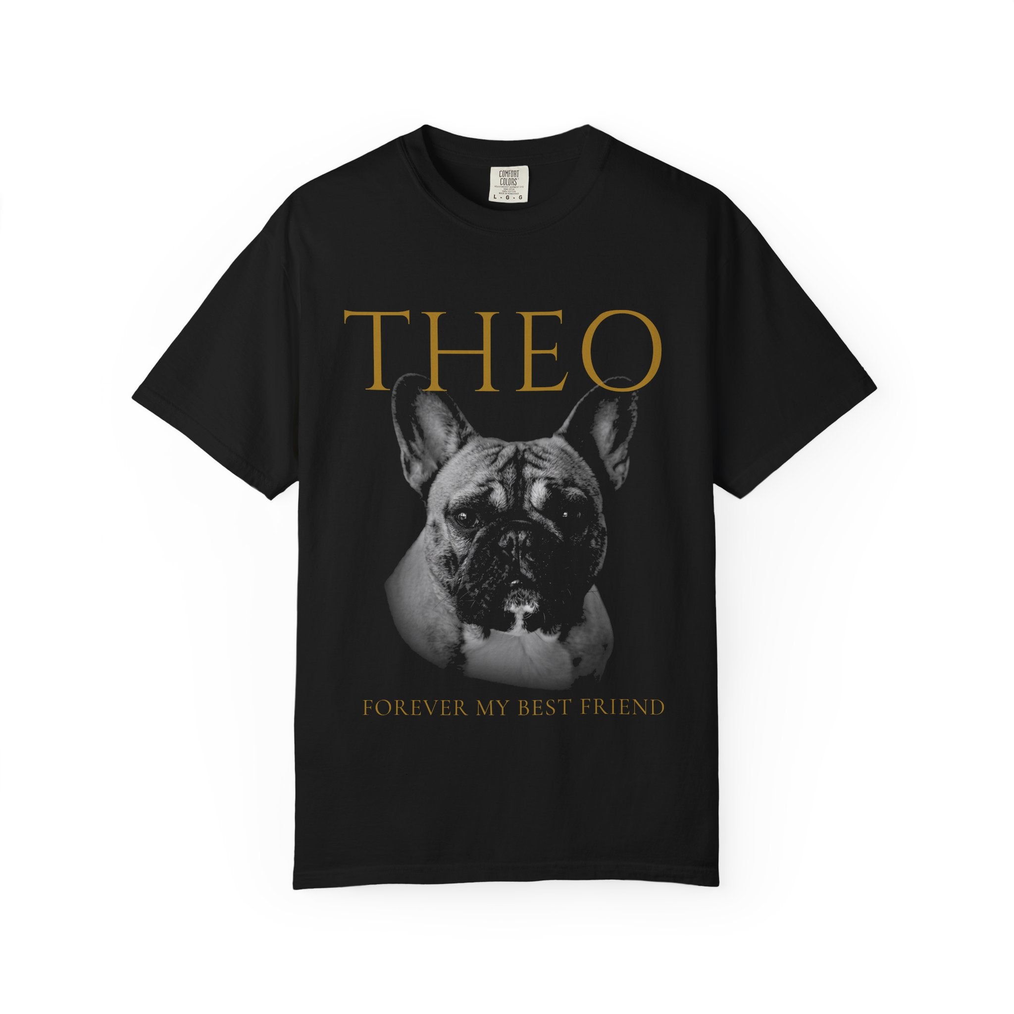 Dog Memorial T-Shirt — "Theo: Forever My Best Friend"