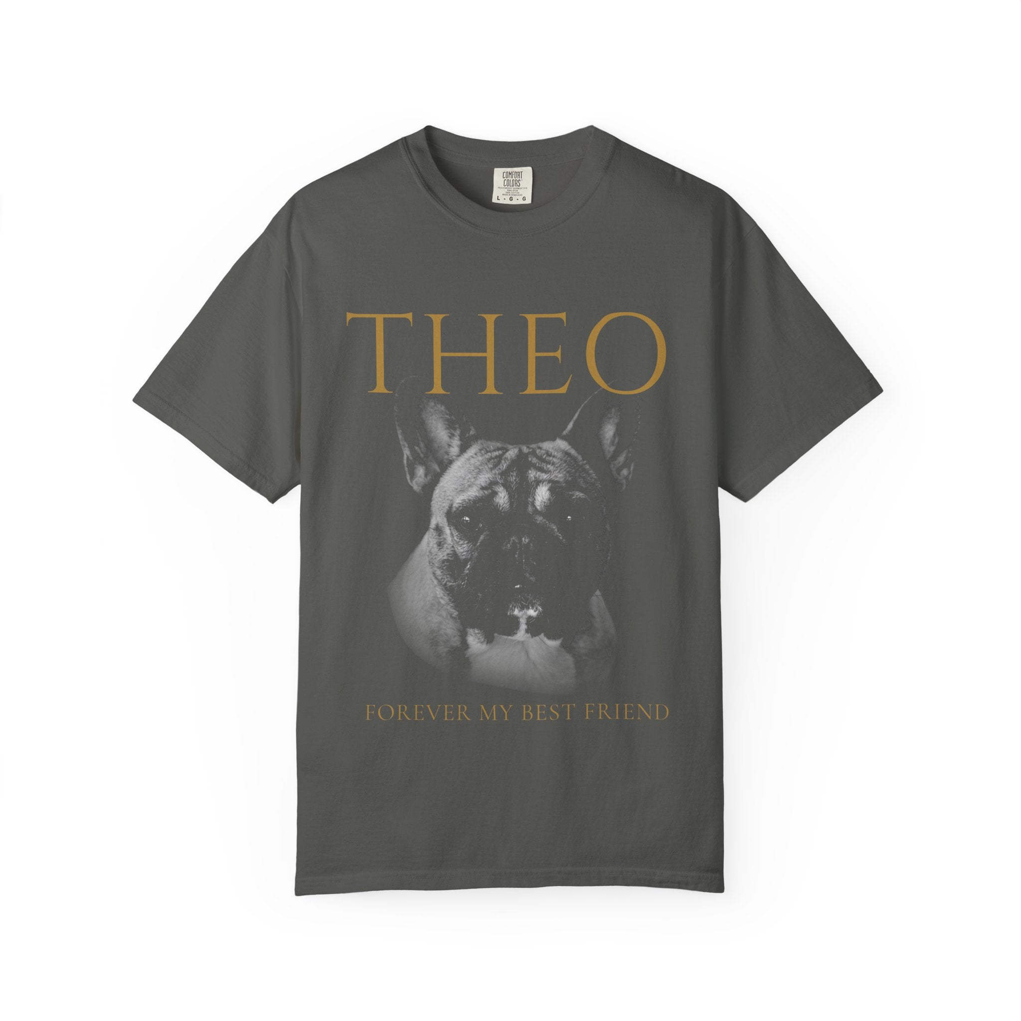 Dog Memorial T-Shirt — "Theo: Forever My Best Friend"
