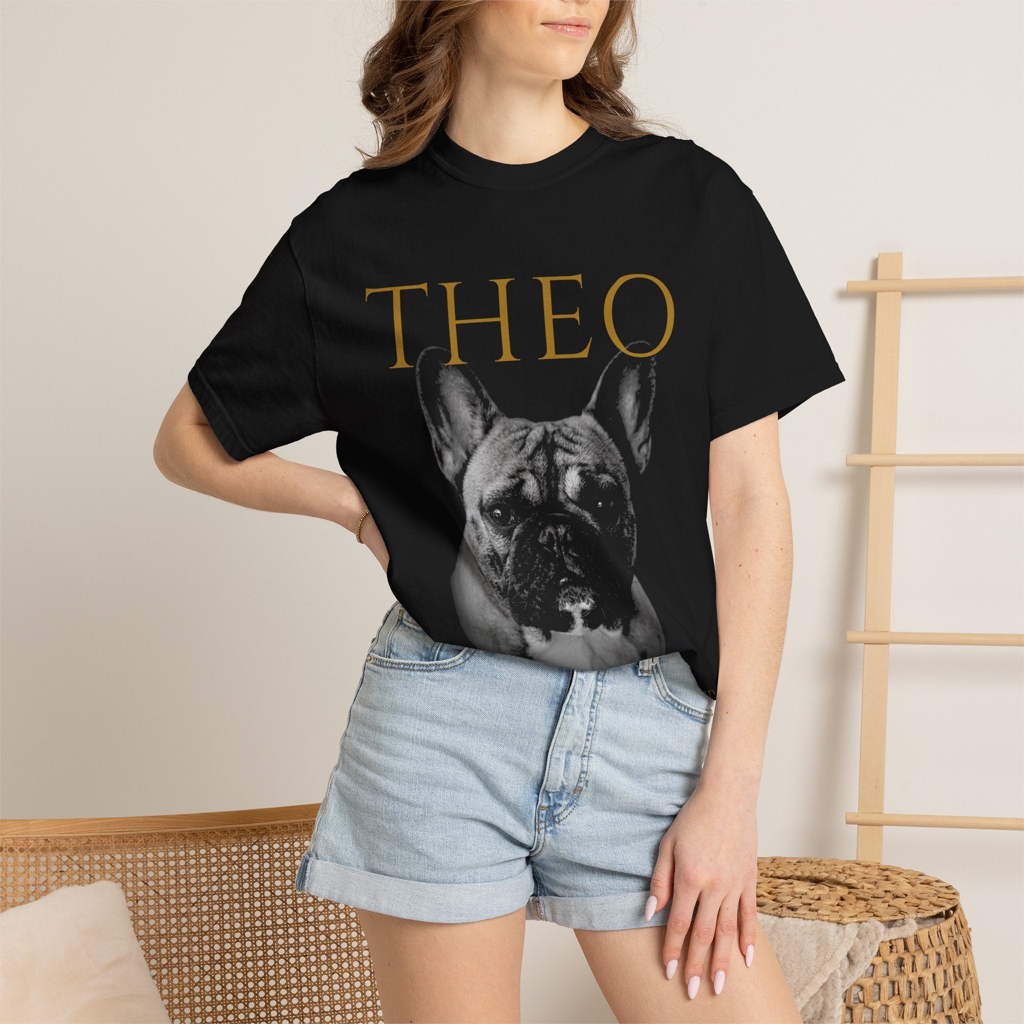 Dog Memorial T-Shirt — "Theo: Forever My Best Friend"